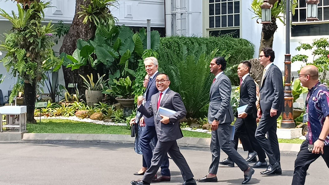 Tony Blair Temui Jokowi, Ini Dua Hal Penting yang Dibahas. (Foto Raka Dwi/MPI)