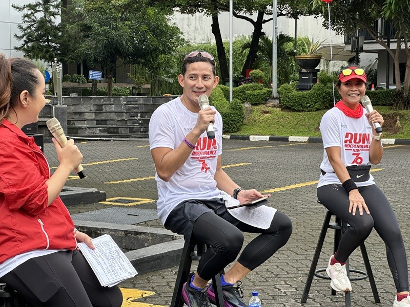 Cerita Sandiaga di Hari Kartini: Pengambil Kebijakan di Kemenparekraf Mayoritas Perempuan (foto dimas andhika)