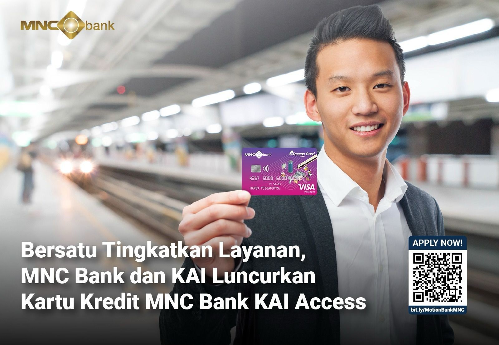 Resmi Diluncurkan, MNC Bank KAI Access Tawarkan Keistimewaan bagi Penumpang Kereta Api. Foto: MNC Media.