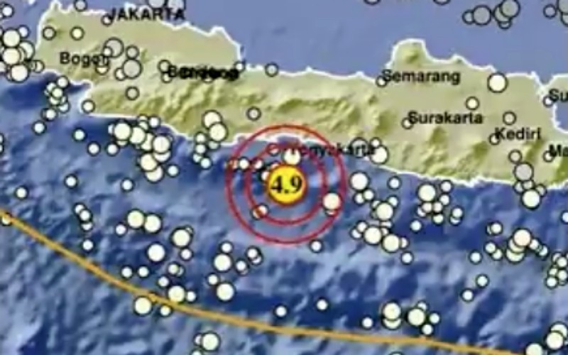 Gempa bumi di Cilacap Jateng (BMKG)