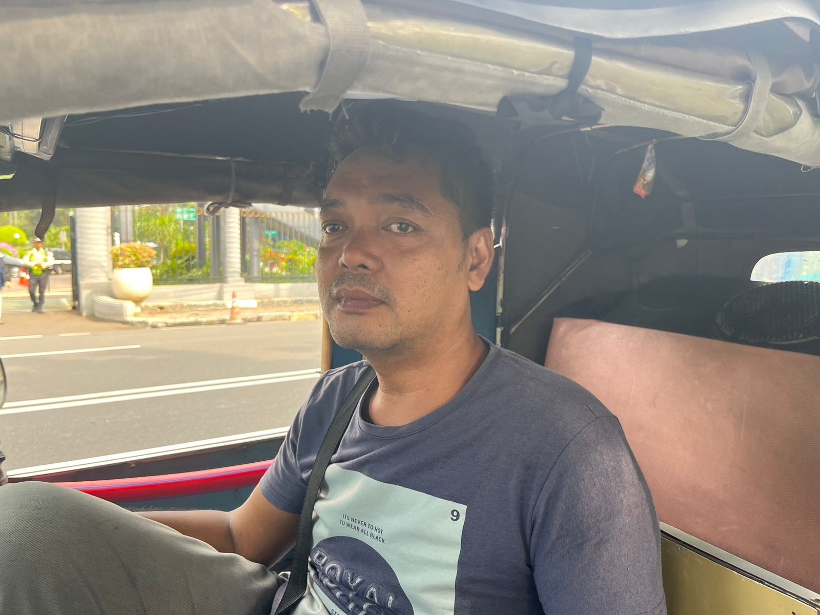 Curhat Sopir Bajaj Rela Pindah Alamat dan KTP Demi Anak Dapat KJP (foto aikah)