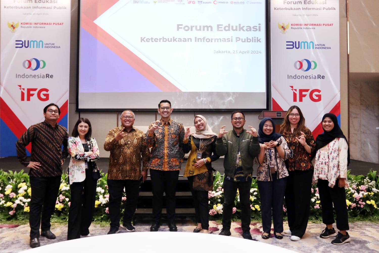 Asabri Bersama Lima BUMN Dukung Keterbukaan Informasi Publik (FOTO:Dok Ist)