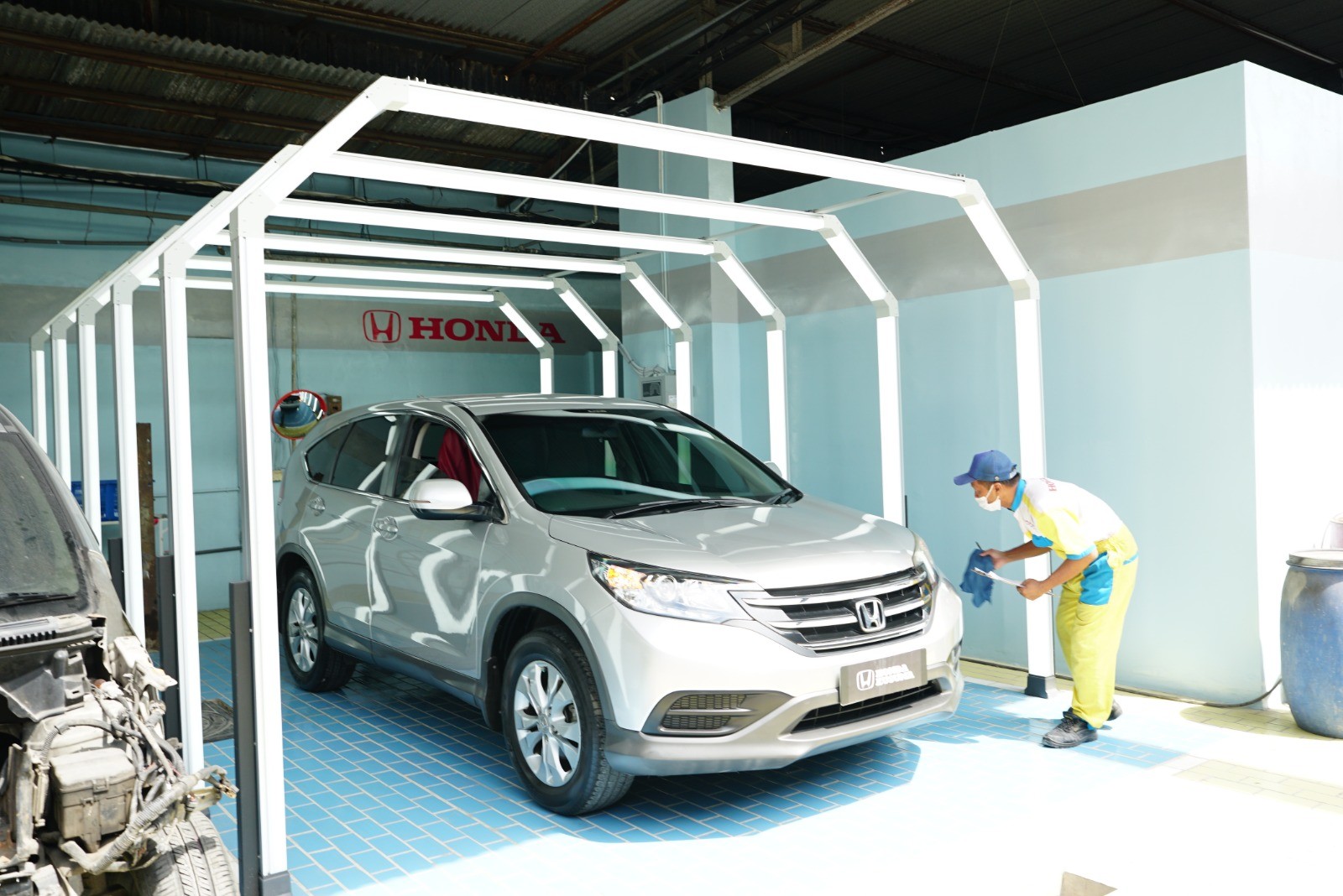 Honda Punya Bengkel Bodi dan Cat Baru di Semarang. (Foto: MNC Media)