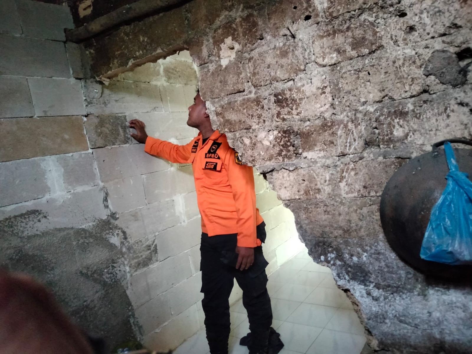 16 Rumah di Kabupaten Bogor Rusak akibat Gempa Garut. (Foto: Dok. BPBD)