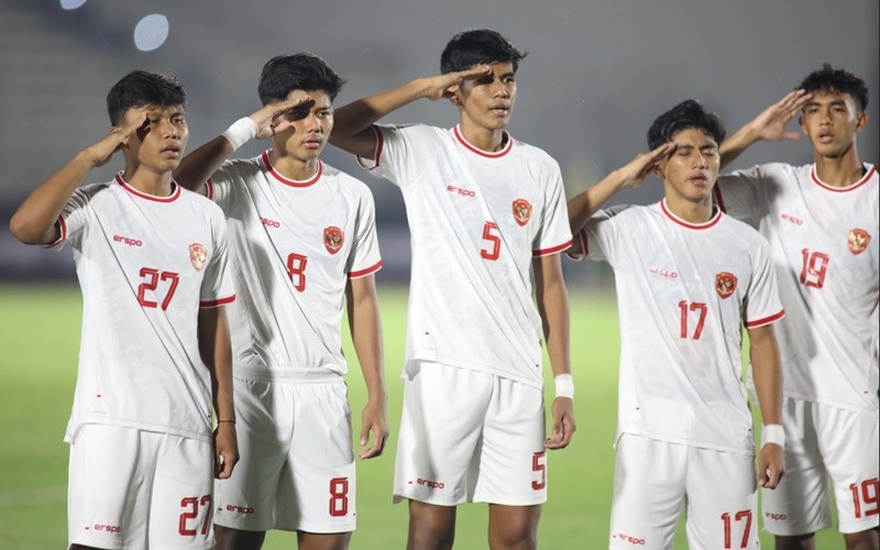 Pemkab Bekasi gelar nobar dan doa bersama agar Timnas Indonesia menang di laga semifinal AFC U-23 melawan Uzbekistan (PSSI)