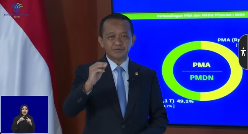 Moncer, Investasi RI Tembus Rp401,5 Triliun di Kuartal I-2024 (Foto Iqbal)