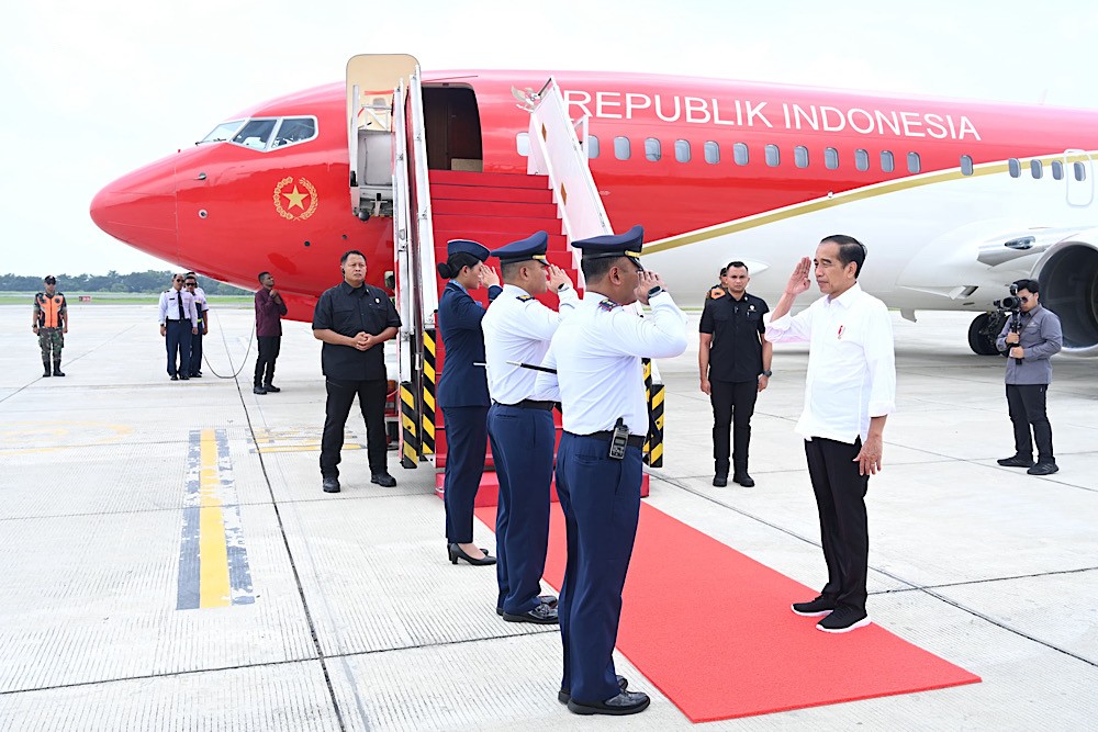 Kunker ke Banyuwangi, Jokowi Bakal Serahkan Sertifikat Tanah Elektronik. Foto: MNC Media.