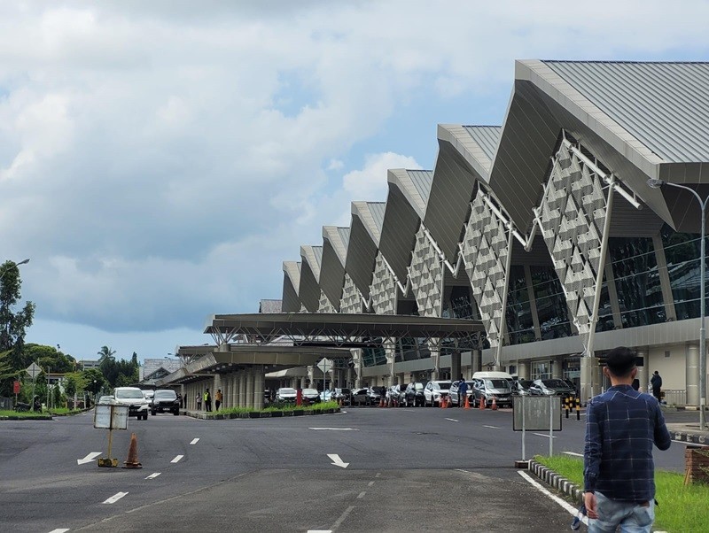 Bandara Sam Ratulangi Manado tutup akibat erupsi Gunung Ruang (MNC Media)