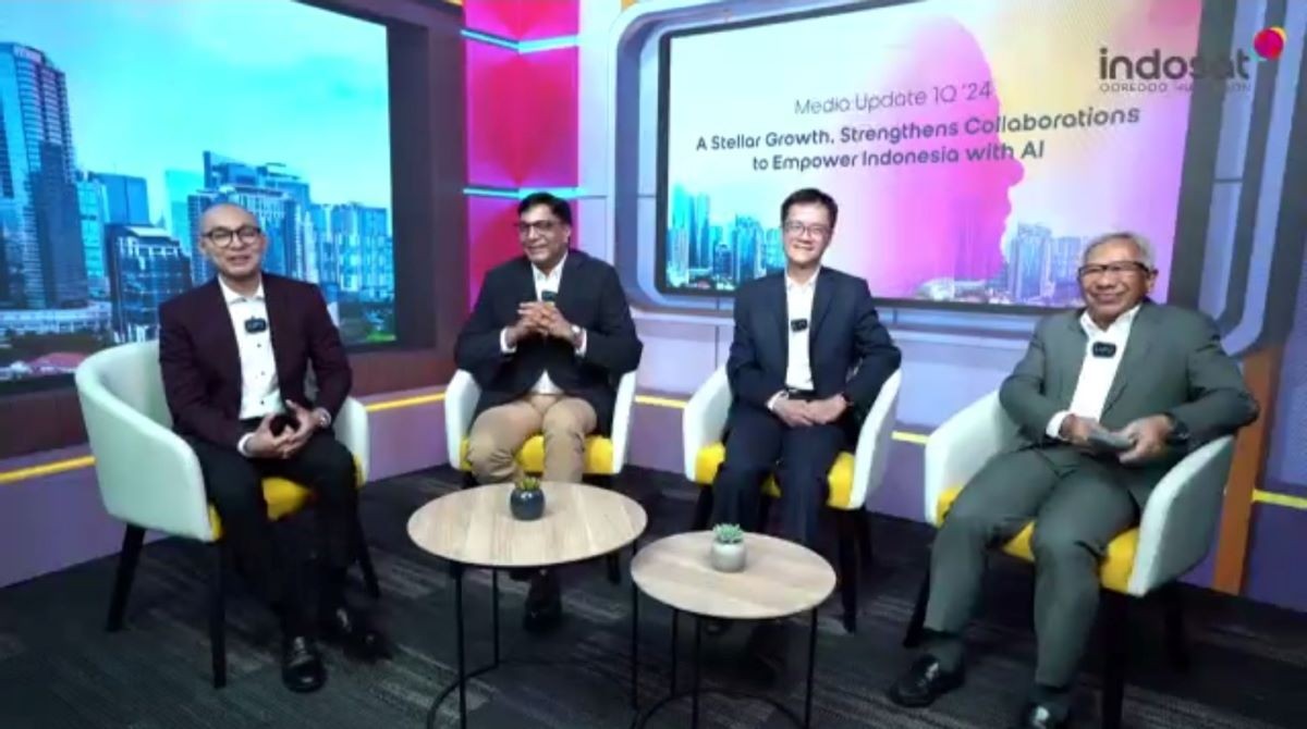 Laba Indosat (ISAT) Naik 39,4 Persen Jadi Rp1,29 Triliun di Kuartal I-2024. (Foto: Iqbal/MNC Media)