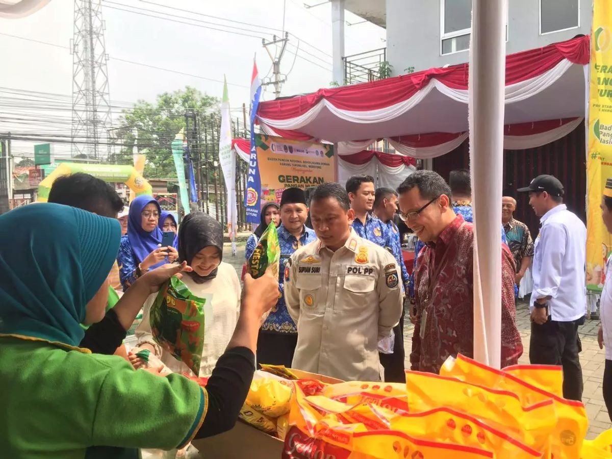 Gerakan Pangan Murah Diklaim Mampu Jaga Stabilitas Inflasi di Depok. (Foto: Refi/MNC Media)