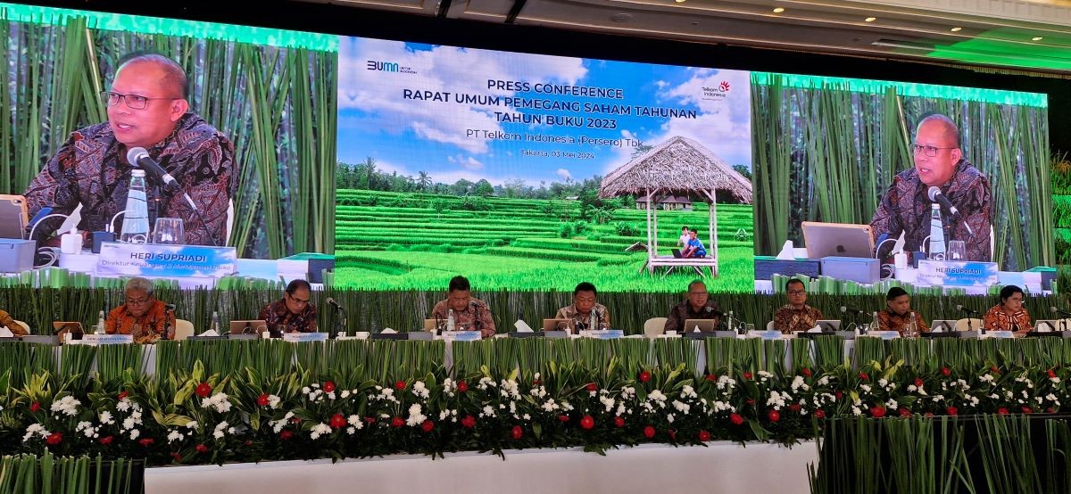 Catat Unrealize Loss Rp403 Miliar, TLKM Belum Berencana Lepas GOTO. (Foto: Suparjo/MNC Media)