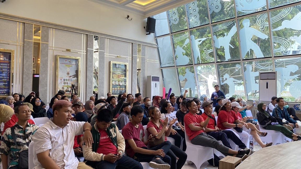Indonesia Runner-up Uber Cup 2024, Masyarakat: Kami Tetap Bangga. (Foto M Fadli Ramadan/MPI)