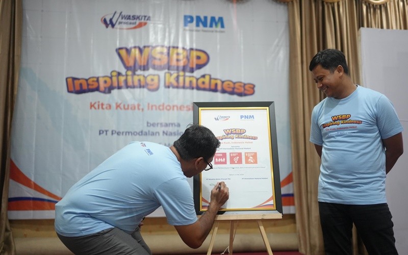 Waskita Beton Precast Tbk (WSBP) menggelar program CSR WSBP Inspiring Kindness. (WSBP)