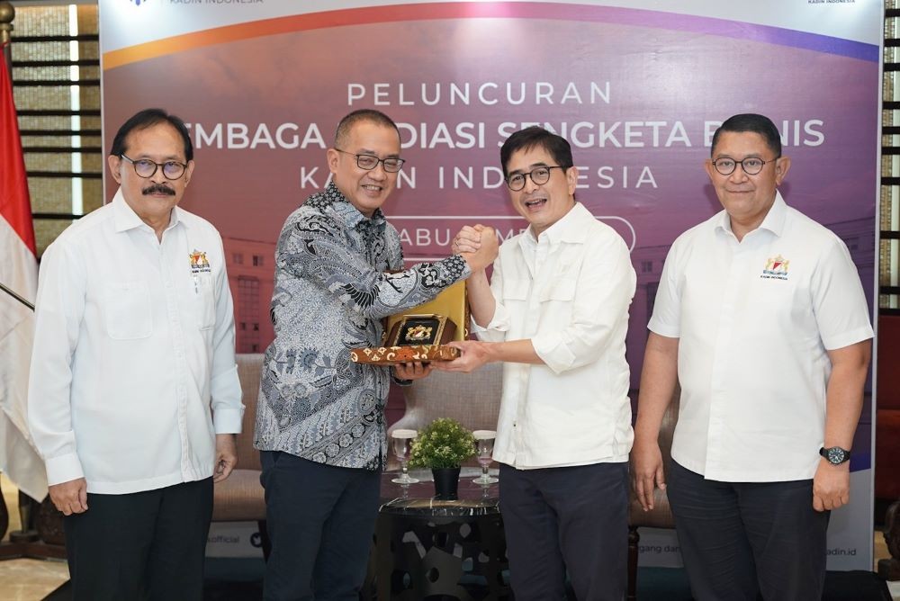 Kadin Indonesia Re-Launching Layanan Lembaga Mediasi Sengketa Bisnis. Foto: MNC Media.
