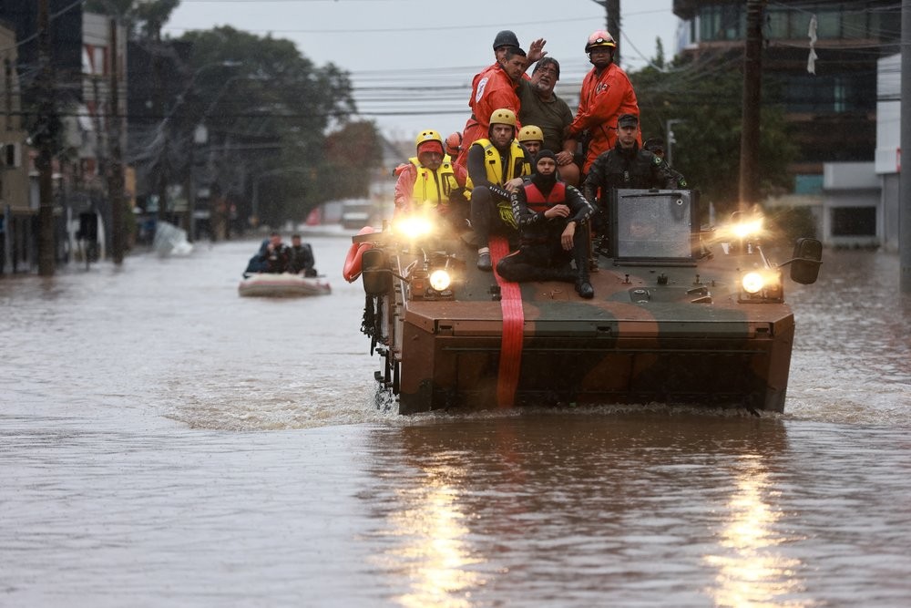Setengah Juta Warga Brasil Mengungsi akibat Banjir Besar, 143 Orang Tewas. (Foto: MNC Media)