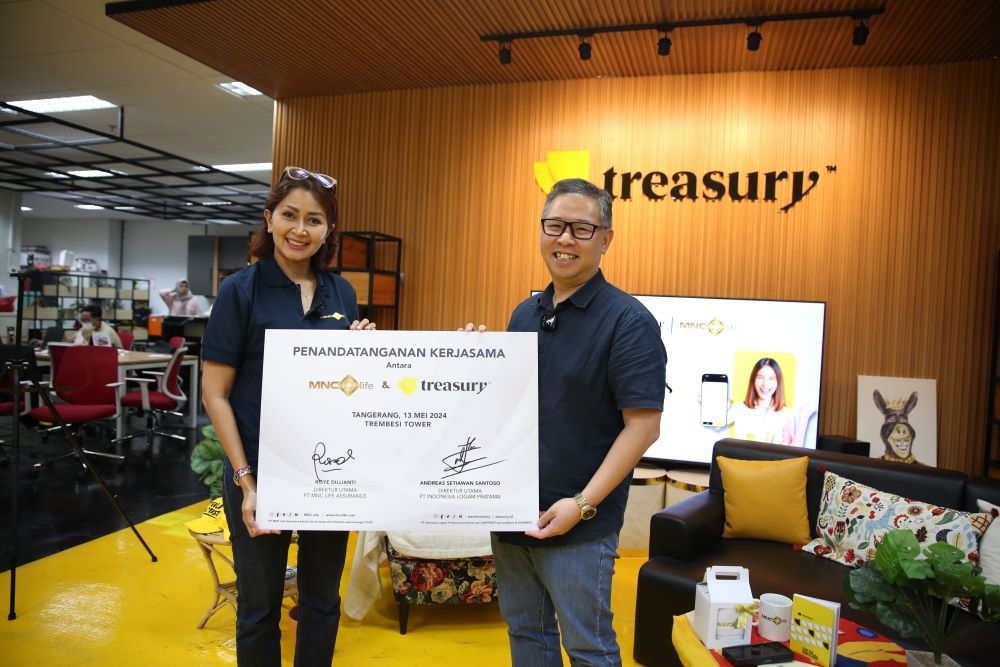 Jalin Kerja Sama, MNC Life dan Treasury Kolaborasikan Asuransi dengan Investasi. Foto: MNC Media.