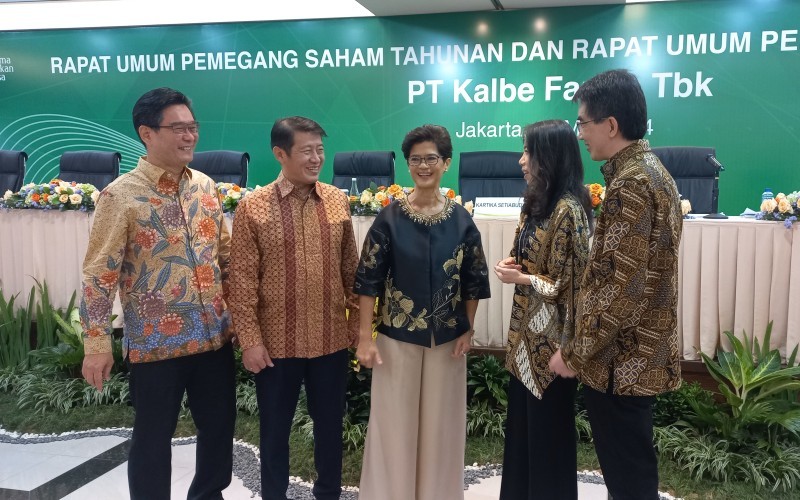 Rapat Umum Pemegang Saham Tahunan atau RUPST Kalbe Farma (Cahya Puteri Abdi Rabbi/MPI)