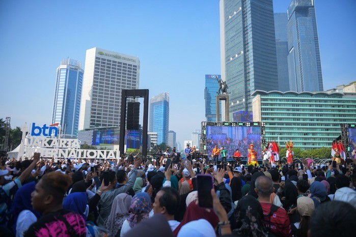 Jelang HUT Jakarta, PJ Gubernur Ajak Masyarakat Meriahkan BTN Jakim 2024 (foto: MNC Media)