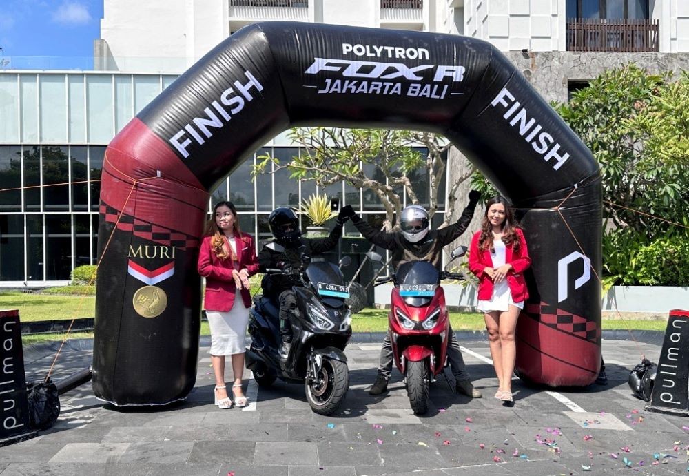 Tempuh Jarak 1.333 Km, Motor Listrik Buatan Kudus Ini Raih Rekor MURI. Foto: MNC Media.