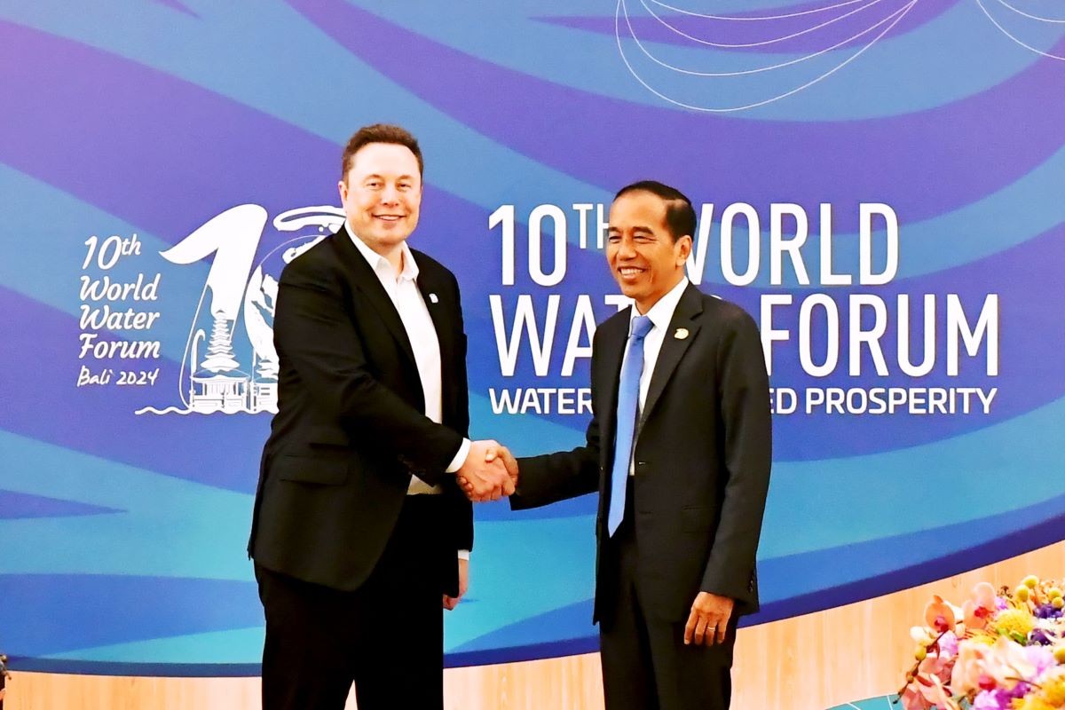 Bertemu Elon Musk, Jokowi Bahas Potensi Investasi SpaceX dan Tesla di Indonesia. (Foto: MNC Media)