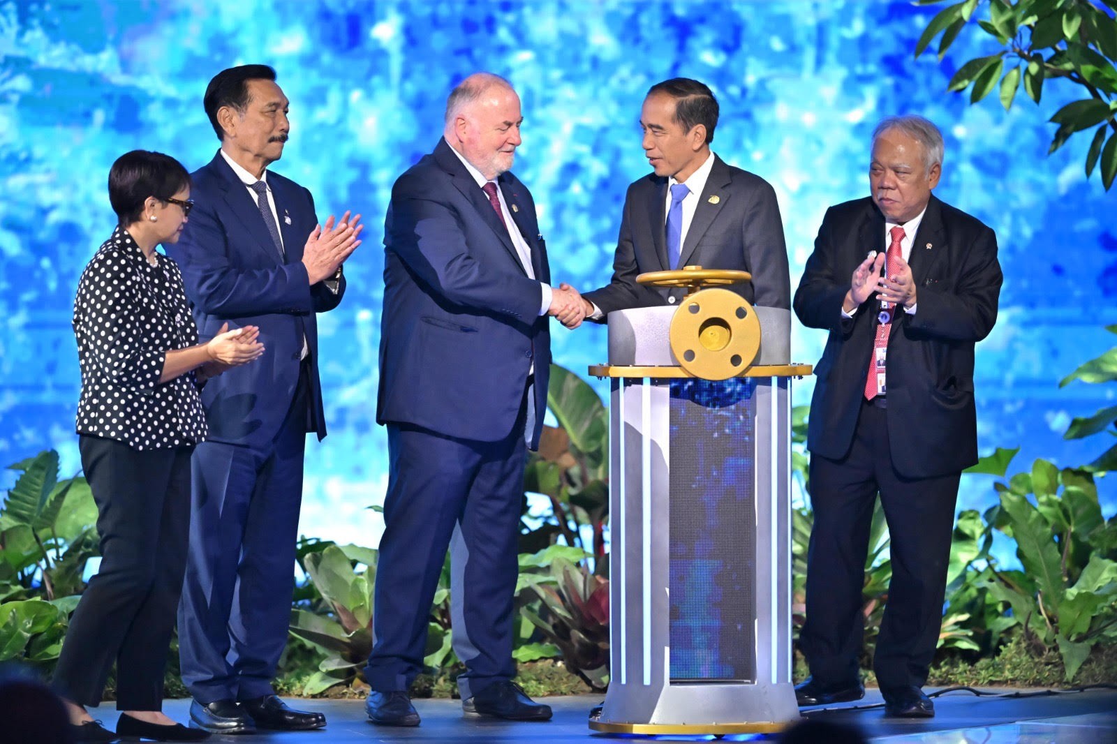 Jokowi Ajak Dunia Wujudkan Tata Kelola Air yang Inklusif dan Berkelanjutan. (Foto Istimewa)