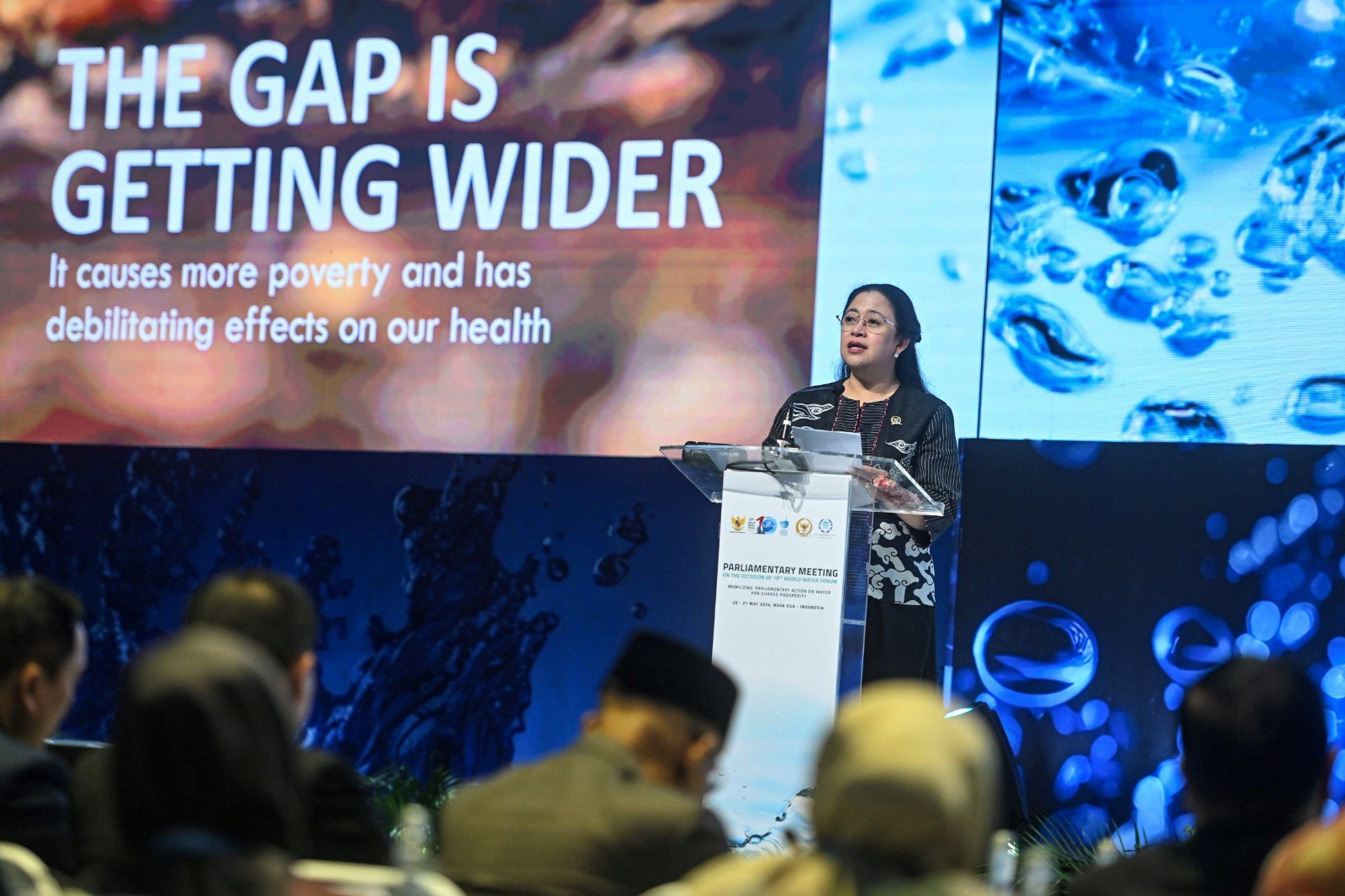 Ketua DPR RI Soroti Pentingnya Mengelola Air untuk Kesejahteraan di WWF ke-10 Bali. (Foto: Dok. WWF ke-10))
