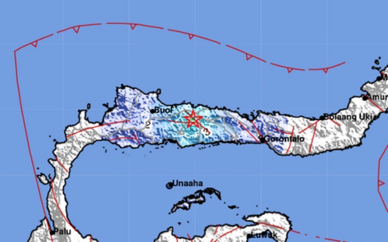 Gempa bumi Magnitudo 4,7 mengguncang Pohuwato, Gorontalo. (MNC Media)