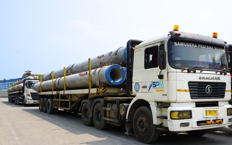 WSBP) menyuplai 21.498 batang Spun Pile untuk proyek Nusantara Internasional Convention & Exhihibition Center di PIK 2 (WSBP)