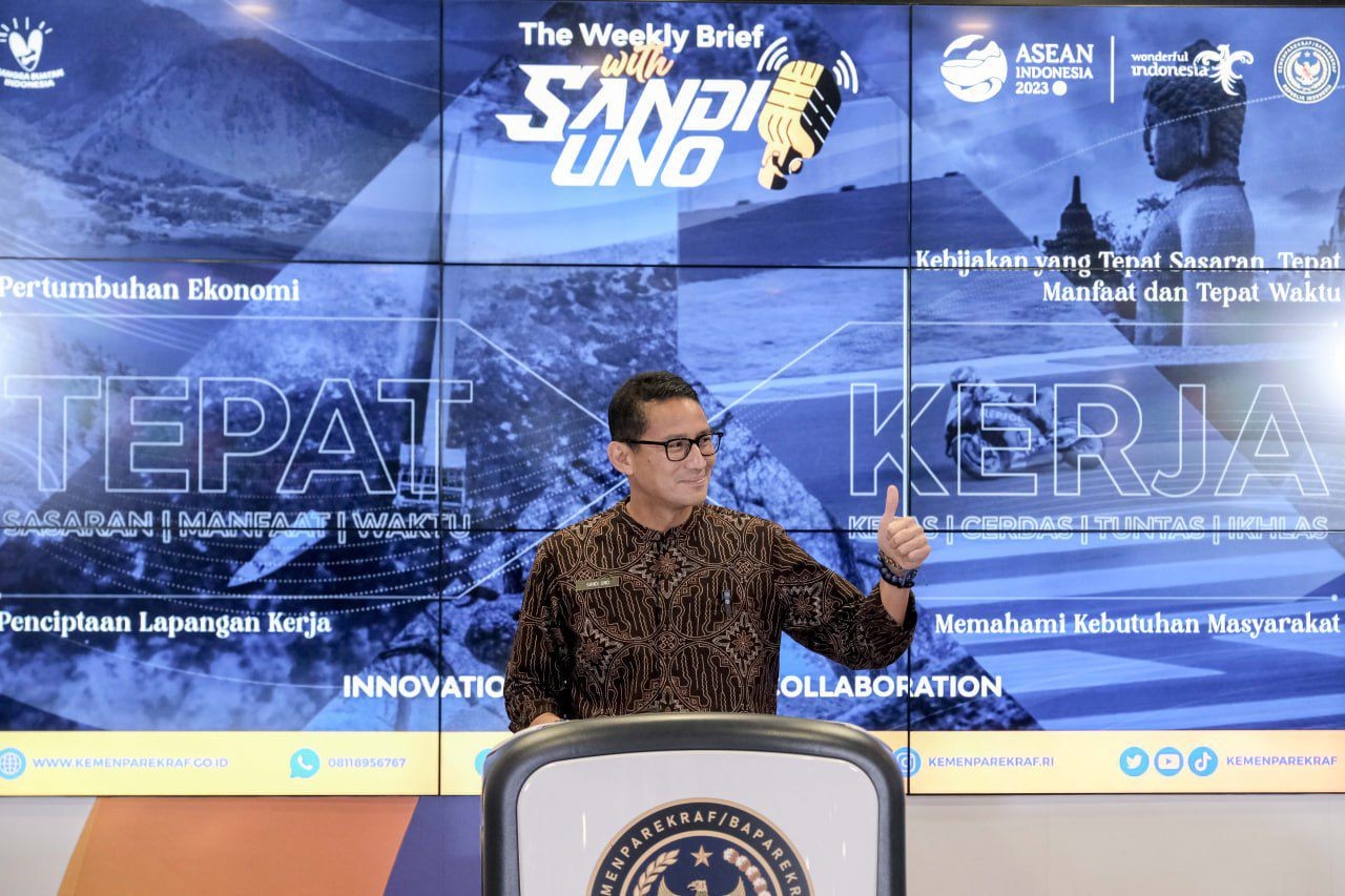 Pariwisata RI Tembus Peringkat 22 Dunia, Sandiaga Uno: Sudah di Papan Atas. (Foto: Dok Kemenparekraf)