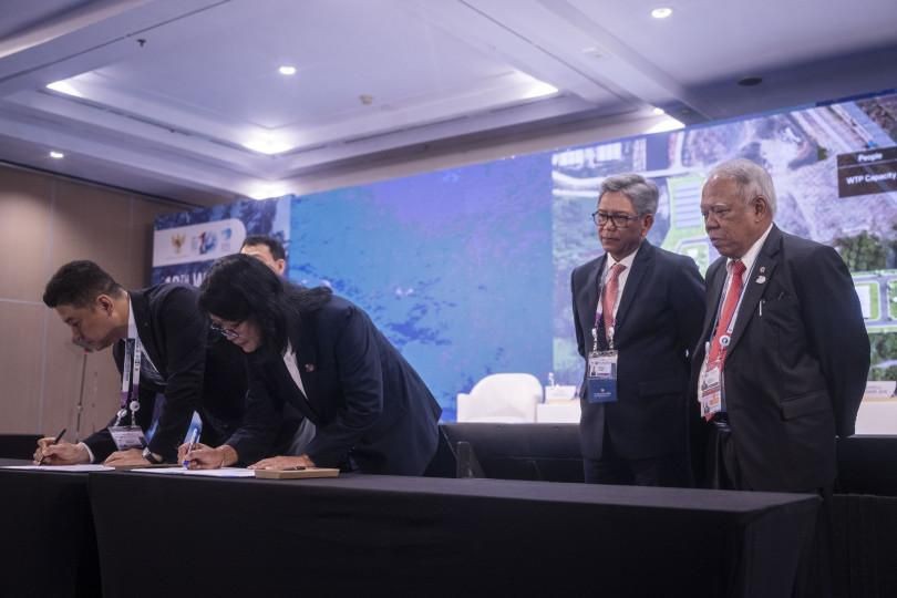 Dapat Pendanaan Rp2,4 Triliun di WWF ke-10, Menteri PUPR Yakin Proyek SPAM Serpong Rampung. (Foto: Dok. Kementerian PUPR)