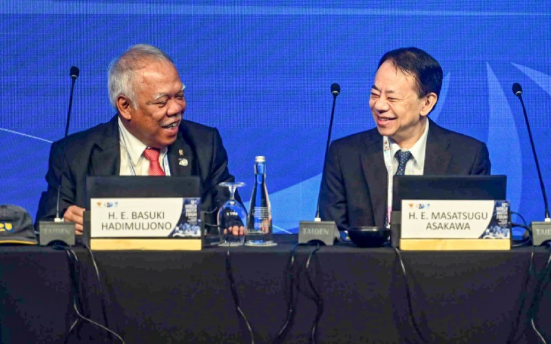 Menteri Pekerjaan Umum dan Perumahan Rakyat (PUPR) yang juga Ketua Harian Panitia Nasional Penyelenggara World Water Forum ke-10 Basuki Hadimuljono.
