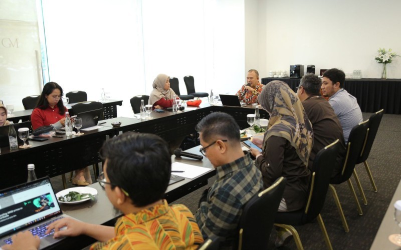 Suasana rapat penyamapaian progres dan rencana sosialisasi penerapan MPP Digital (Humas MenpanRB)