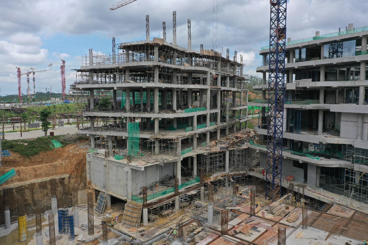 Sukses Pasok Readymix Pembangunan Kawasan Kemenko 3, WSBP Yakin Raih Proyek Eksternal Lainnya di IKN. (Foto WSBP)