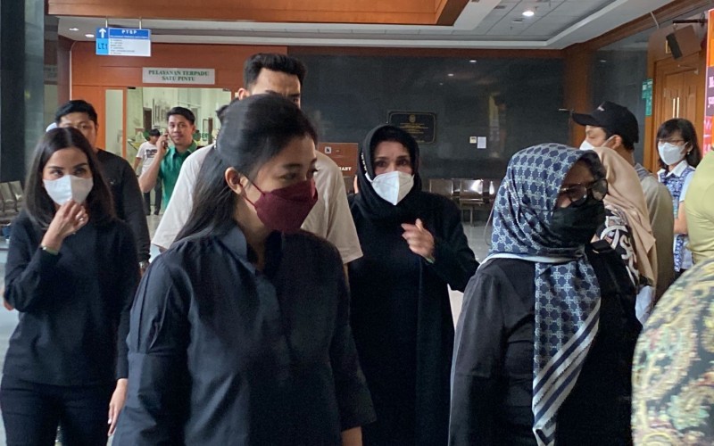 Keluarga Eks Mentan Syahrul Yasin Limpo alias SYL hadir di persidangan kasus dugaan korupsi dan grafitikasi di lingkungan Kementan (Riyan Rizki Roshali/MPI)