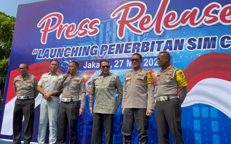 Korlantas resmi menerbitkan surat izin mengemudi atau SIM C1 (Riana Rizkia/MPI)