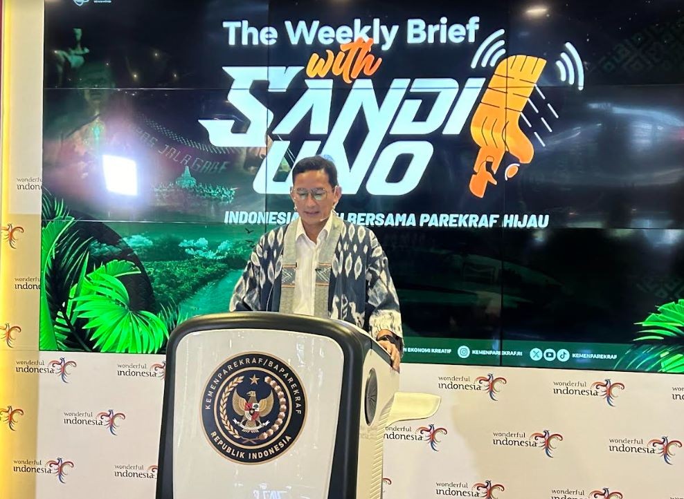 Sandiaga Uno Optimistis IndoBisa 2024 Mampu Dorong Startup Ciptakan Lapangan Pekerjaan Baru. (Foto: MNC Media)