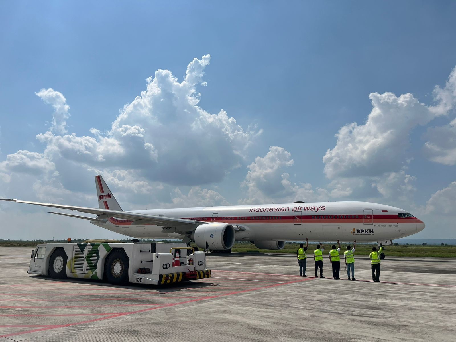 Garuda (GIAA) Catat Tingkat Ketepatan Waktu Penerbangan Haji di Lombok Tembus 100 Persen. (Foto: Dok. Garuda Indonesia)
