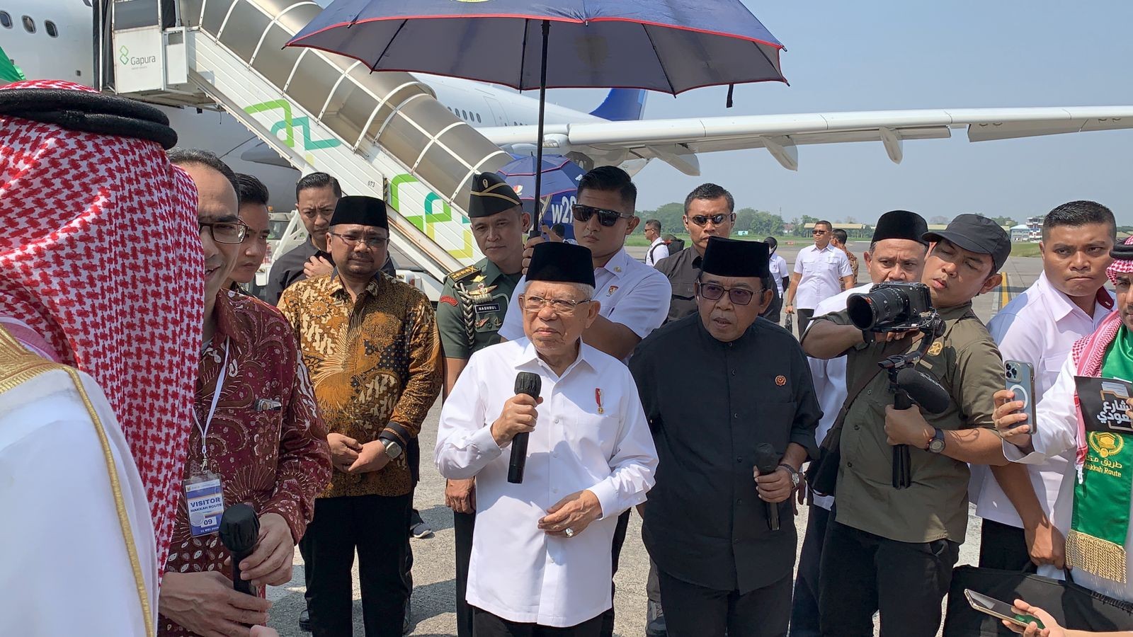 24 WNI tanpa Visa Haji Ditahan Polisi Saudi, Wapres: Tidak Boleh Terjadi Lagi. (Foto Binti M/MPI)