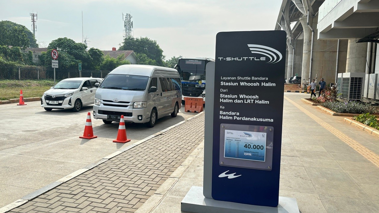 Kata KCIC soal Layanan Shuttle dari Bandara Halim Perdanakusuma ke Stasiun Whoosh. (Foto KCIC)