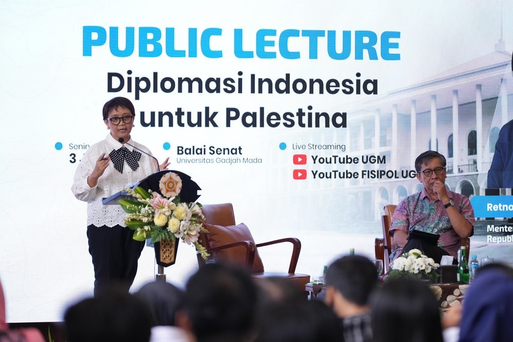 Retno Akui Ada Tekanan agar Indonesia Normalisasi Hubungan dengan Israel. (Foto: Kemlu)