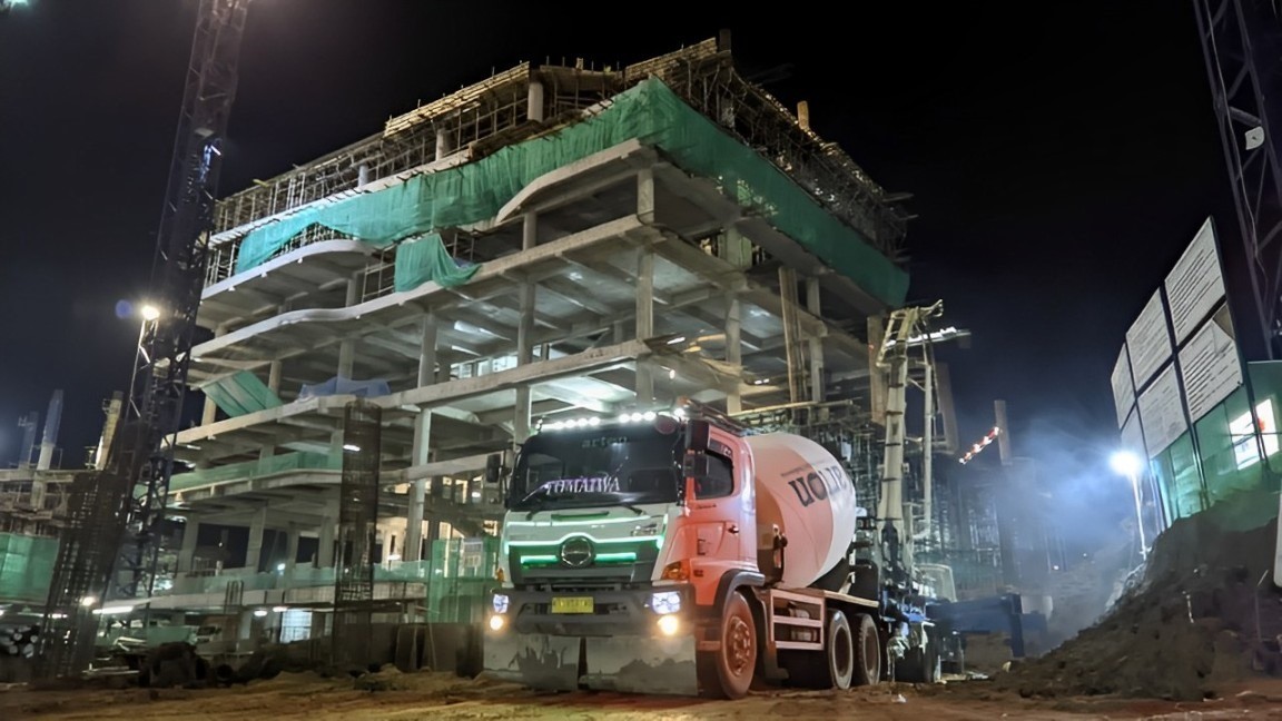 Pastikan Pembangunan IKN Berkelanjutan, Pemerintah Pasok Green Cement dari SIG (foto: MNC Media)