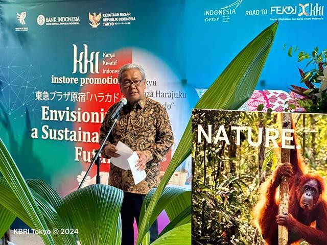 Bertema Ramah Lingkungan, Pameran Karya Kreatif Indonesia di Tokyo Resmi Dibuka (Foto: dok KBRI Tokyo)