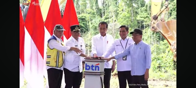 Jokowi Yakin Kualitas Udara di IKN Lebih Baik Dibandingkan Jakarta. (Foto: MNC Media)
