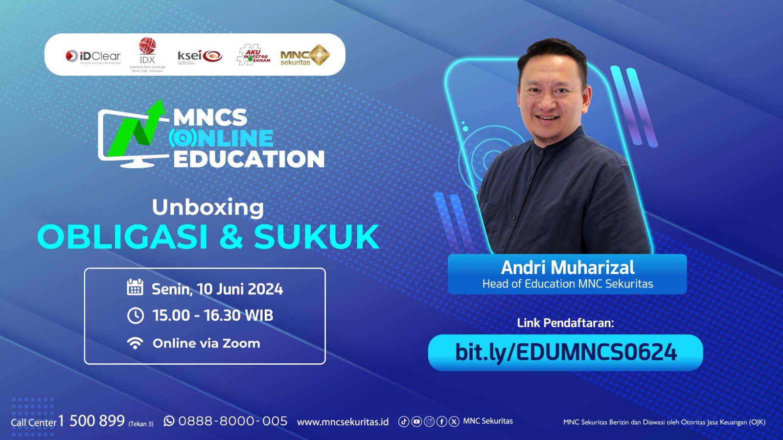 Unboxing Obligasi dan Sukuk di Webinar MNC Sekuritas (FOTO:MNC Media)