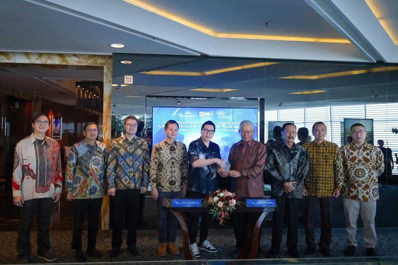 Gandeng Binus, APLN Lengkapi Fasilitas Publik di Podomoro Park Bandung (foto: MNC media)