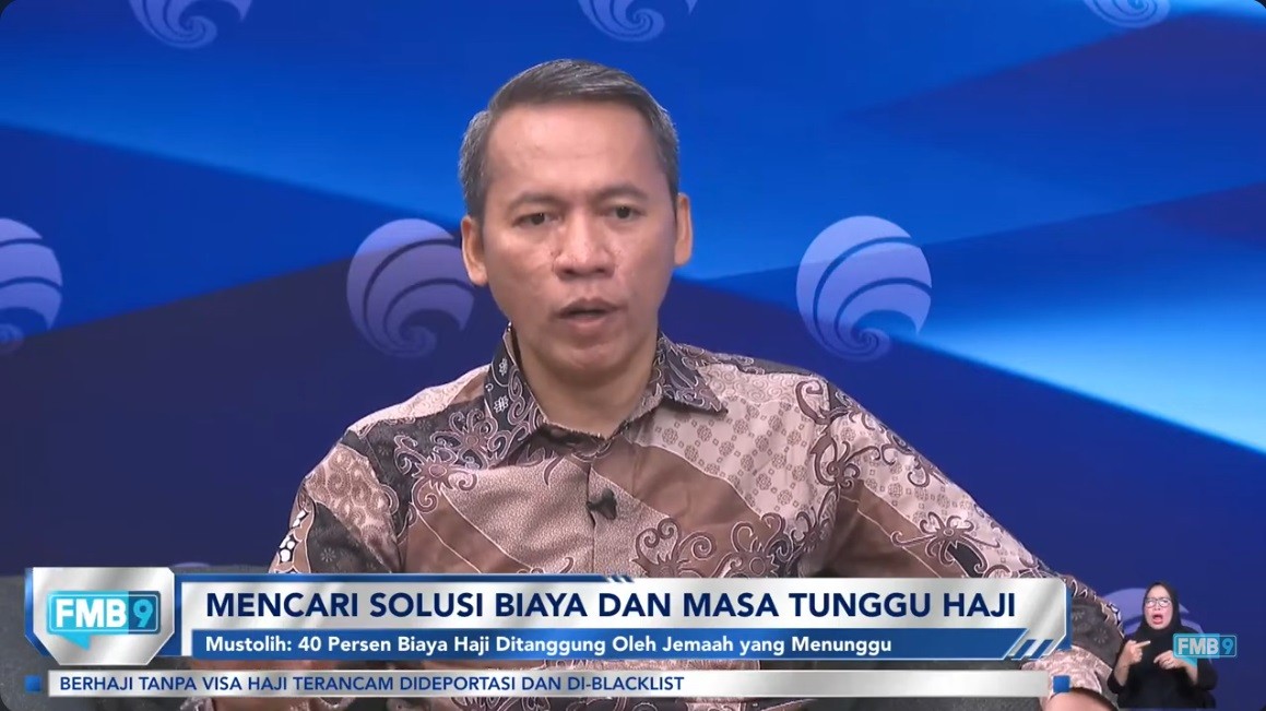 Dana Haji Berpotensi Habis Jika BPIH Tak Segera Dirasionalisasikan. (Foto Tangkapan Layar)