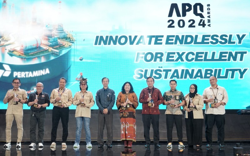 PT Pertamina Geothermal Energy Tbk atau PGE menyabet empat penghargaan dari Annual Pertamina Quality (APQ) Awards 2024. (PGE)