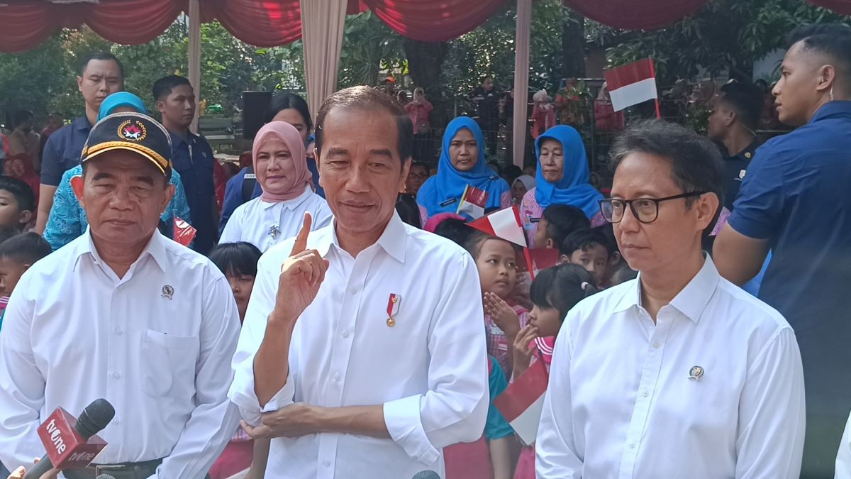 Jokowi Bakal Nonton Langsung di GBK, Optimistis Timnas Indonesia Menang atas Filipina. (Foto: Raka/MNC Media)