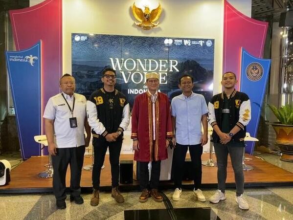 Sandiaga Uno Harapkan Wonder Voice of Indonesia 2024 Jenjot Tingkat Lapangan Kerja. (Foto: MNC Media)