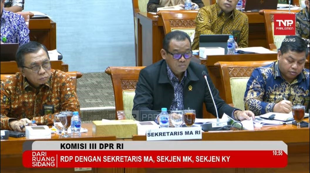 MA Minta Tambahan Anggaran Rp3 Triliun di 2025, Buat Rumah Dinas hingga Renovasi Gedung. (Foto: Tangkapan Layar Youtube TV Parlemen)